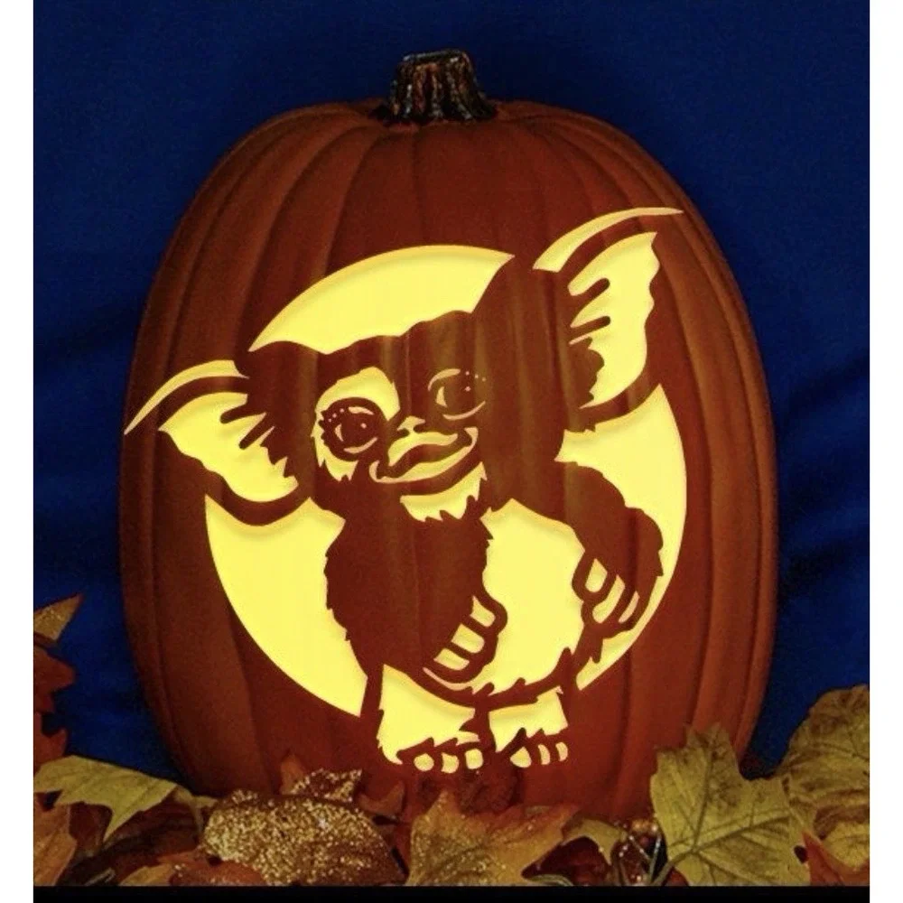 Spirit Halloween Gremlins Pumpkin Stencil Book 7 Stencils Included yr 2022 New